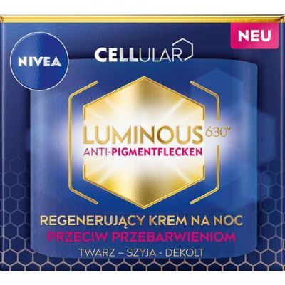 NIVEA Cellular Luminous630 Krem przeciw przebarwieniom na noc, 50ml