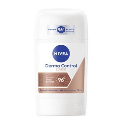 Nivea Derma Dry Control antyperspirant w sztyfcie dla kobiet, 50 ml