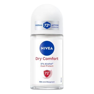 Nivea Dry Comfort Antyperspirant w kulce dla kobiet roll on, 50 ml