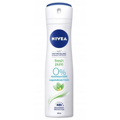 Nivea Fresh Pure 0% Dezodorant w sprayu, 150 ml