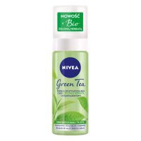 NIVEA Green Tea Pianka oczyszczająca do twarzy z bio zieloną herbatą, 150ml