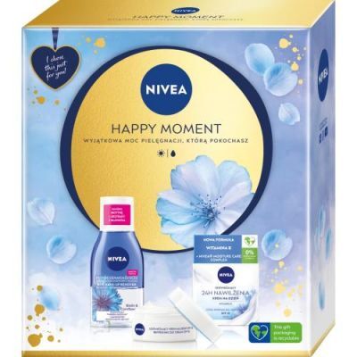 NIVEA Happy Moment Zestaw kosmetyków do pielęgnacji twarzy dla kobiet