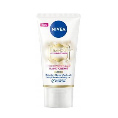 Nivea Luminous Krem do rąk na przebarwienia SPF 15, 50 ml