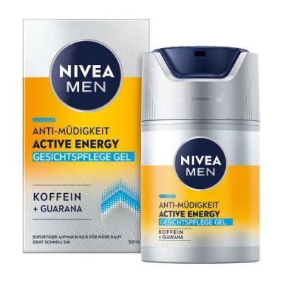 Nivea Men Active Energy Energetyzujący krem-żel do twarzy dla mężczyzn, 50 ml