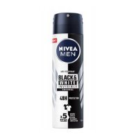Nivea Men Black&amp;White Invisible Antyperspirant, 150 ml