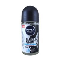 NIVEA MEN Black&amp;White Invisible Fresh + AntiBakteri roll-on Antyperspirant w kulce dla mężczyzn, 50ml