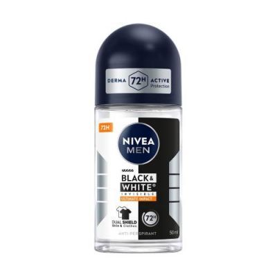 Nivea Men Black&White Invisible Ultimate Impact Antyperspirant w kulce dla mężczyzn, 50 ml