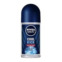 NIVEA MEN Cool Kick Extra Dry roll-on Antyperspirant w kulce dla mężczyzn, 50ml