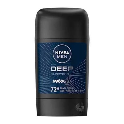 Nivea Men Deep Darkwood Black Carbon Antyperspirant w sztyfcie dla mężczyzn, 50 ml