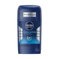 NIVEA Men Dezodorant męski w sztyfcie Fresh Active, 50 ml