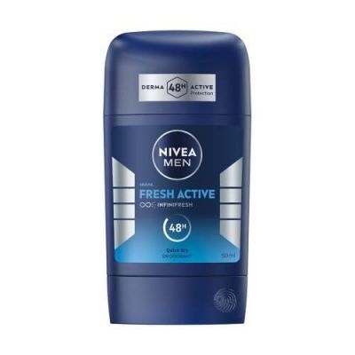 Nivea Men Fresh Active Dezodorant w sztyfcie dla mężczyzn, 50 ml