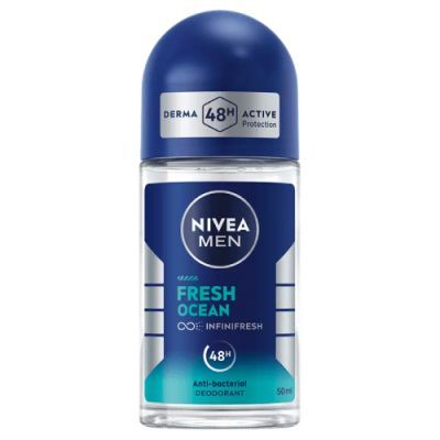 NIVEA MEN Fresh Ocean Antyperspirant w kulce roll-on, 50ml