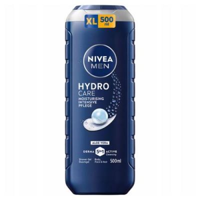 Nivea Men Hydro Care Żel pod prysznic dla mężczyzn 5w1, 500 ml