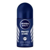 Nivea Men Protect&amp;Care Antyperspirant w kulce dla mężczyzn roll on, 50 ml