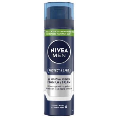 NIVEA MEN Protect & Care Pianka do golenia, 200 ml