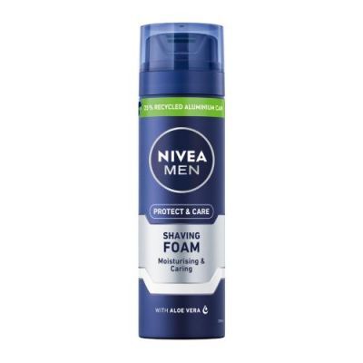 NIVEA MEN Protect & Care Pianka do golenia z aloesem, 200ml