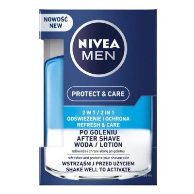 NIVEA MEN Protect & Care Woda po goleniu 2w1, 100ml