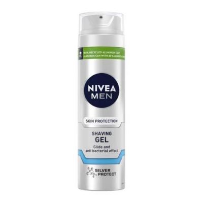 NIVEA MEN Silver Protect Żel do golenia, 200ml