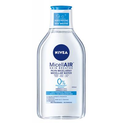 NIVEA MicellAIR Płyn micelarny 3w1 cera normalna i mieszana, 400ml