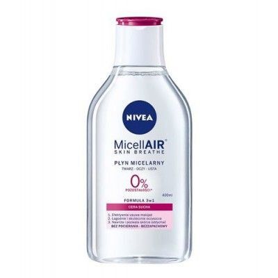 NIVEA MiecellAIR Płyn micelarny 3w1 do cery suchej, 400ml