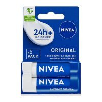 NIVEA Original Duopack Pomadka do ust, 2 x 4,8 g