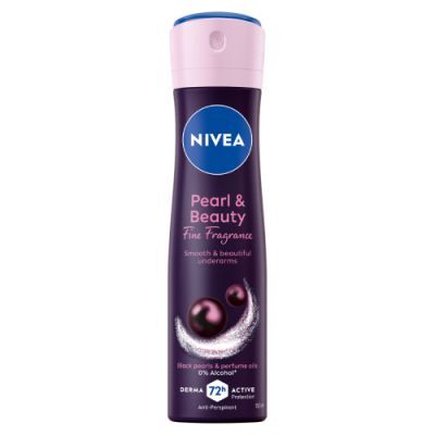 NIVEA Pearl & Beauty Black Pearl Antyperspirant w sprayu, 150 ml