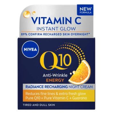 Nivea Q10 Anti-Wrinkle Energy Przeciwzmarszczkowy krem na noc, 50 ml