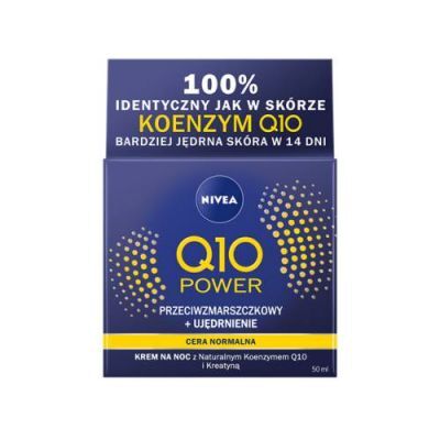 NIVEA Q10 Krem przeciwzmarszczkowy do cery normalnej na noc, 50ml