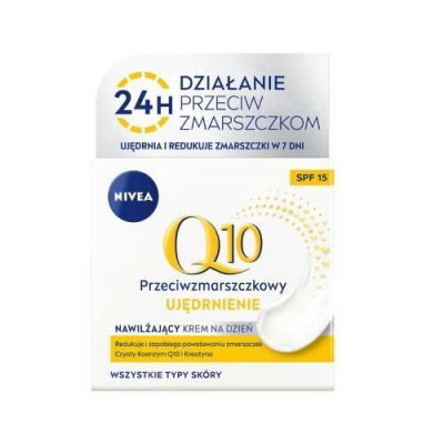 NIVEA Q10 POWER Krem przeciwzmarszczkowy na dzień cera normalna, 50 ml