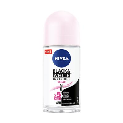 NIVEA Roll-on BLACK&WHITE Clear, 50ml