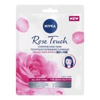 NIVEA Rose Touch Nawilżająca maska w płachcie, 1szt.