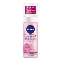 NIVEA Rose Touch Pianka oczyszczająca do twarzy z organiczną wodą różaną, 150ml
