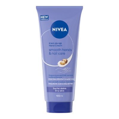 Nivea Smooth Hands & Nail Care Wygładzający krem do rąk i paznokci, 100 ml
