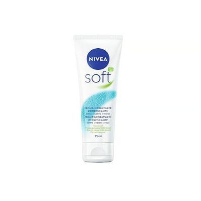 Nivea Soft Creme Uniwersalny krem do twarzy i ciała w tubce, 75 ml