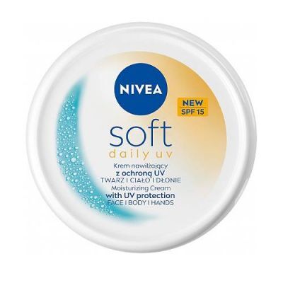 Nivea Soft Daily UV Krem intensywnie nawilżający SPF 15, 100 ml