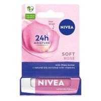 NIVEA Soft Rose Nawilżająca pomadka do ust, 4.8g