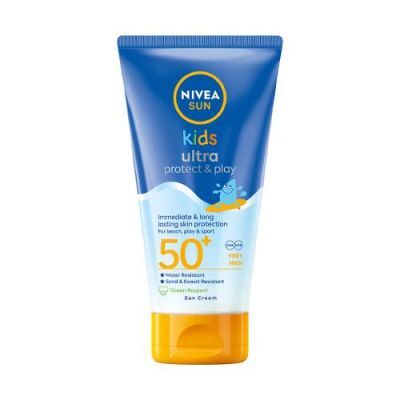 Nivea Sun Kids Ultra Protect&Play Balsam ochronny do opalania dla dzieci SPF50+, 150 ml