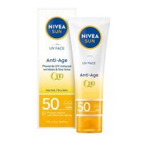 NIVEA SUN UV Face Anti-Age Q10 przeciwzmarszczkowy krem przeciwsłoneczny do twarzy SPF50, 50ml