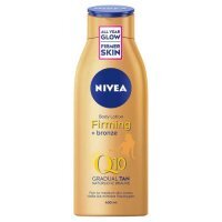 NIVEA Ujędrniający balsam do ciała z efektem brązującym Firming + Bronze Q10, 400ml