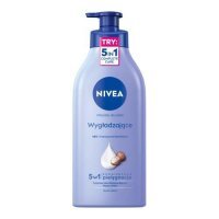 NIVEA Wygładzające mleczko do ciała z pompką, 625 ml