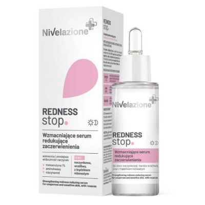 Nivelazione Redness Stop Wzmacniające serum redukujące zaczerwienienia, 30 ml
