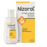 NIZORAL leczniczy szampon przeciwłupieżowy  60 ml