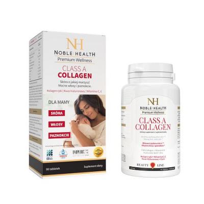 NOBLE HEALTH Class A Collagen dla MAMY 90 tabletek