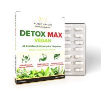 NOBLE HEALTH Detox Max Vegan 21 kapsułek + Go!Detox 20 kapsułek GRATIS