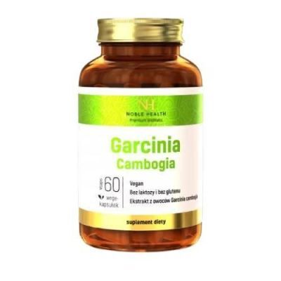 NOBLE HEALTH Garcinia Cambogia, 60 kapsułek KRÓTKA DATA 31.12.2025