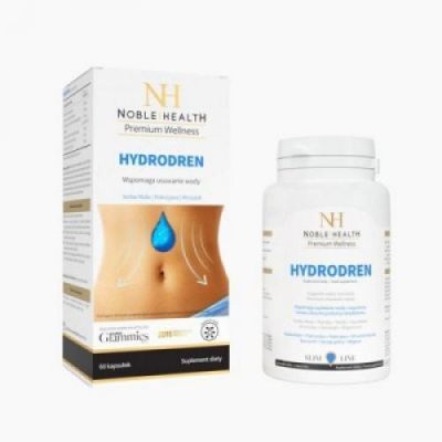 NOBLE HEALTH Hydrodren, 60 kapsułek KRÓTKA DATA 31.08.2026