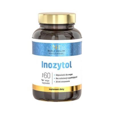 NOBLE HEALTH Inozytol, 60 kapsułek  KRÓTKA DATA 31.12.2025