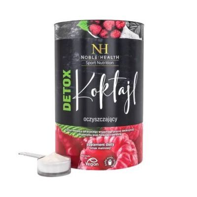 Noble Health Koktajl oczyszczający malinowy, 150 g