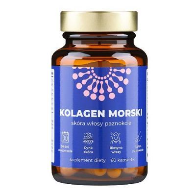 Noble Health Kolagen morski Skóra, włosy i paznokcie, 60 kaps.