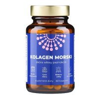 Noble Health Kolagen morski Skóra, włosy i paznokcie, 60 kaps.